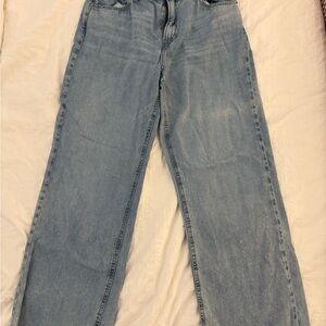 Lucky Brand wide leg high rise jeans